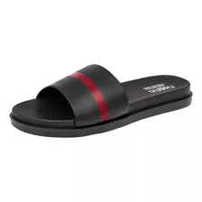 Sandalias Junior Marbella Franco Negro Rojo 22-25 118-557