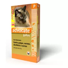 Antipulgas Vermes Sarnas Elanco Advocate 0,4ml Gatos