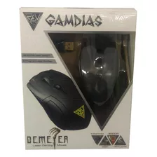 Mouse Gamer Gamdias Demeter Laser 3600dpi 6 Botões Gms5010 Cor Preto