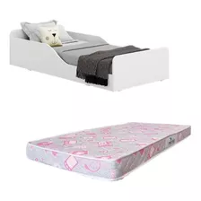 Mini Cama Colchón Montessori Niña Rosado Infantil Baby