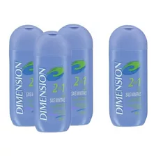 4 Shampoo 2x1 Dimension Oleoso Cabelos Oleosos 200