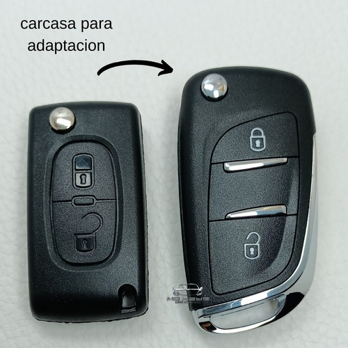 Carcasa Llave Peugeot Partner 207 307 308 407 408 Adaptacin Foto 2