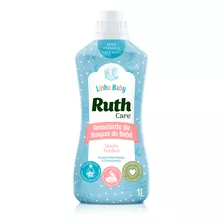 Amaciante Ruth Care Baby Aloe Vera & Extratos Florais Em Frasco 1 L