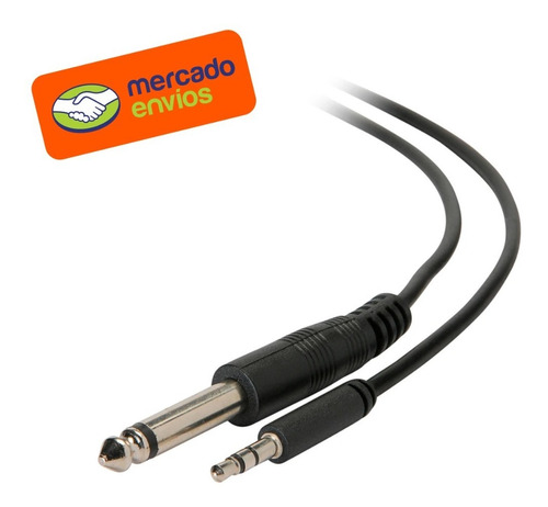 Cable Audio 3.5mm A 6.35mm Auxiliar Estéreo (macho A Macho)
