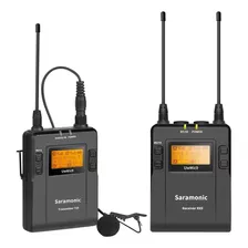 Saramonic Uwmic9 Kit 1 Microfone Sem Fio Lapela Para Câmera