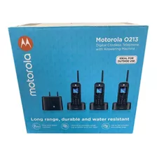 Telefone Motorola 3 Bases 650 Metros Alcance Prova D' Água