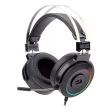 Headset Gamer Redragon H320 Lamia 2 Black Com Luz Rgb