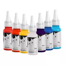 Kit 05 Tintas Tatuagem Tattoo Electric Ink 15ml A Escolha