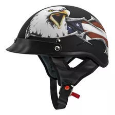 Vcan Cruiser Patriotic Eagle Usa Graphics - Medio Casco Para