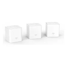 Sistema De Malla Wi-fi Router Red De Invitados Qos Fast Roaming Reenvío De Puertos Upnp Programación Del Mantenimiento Tenda Nova Mw3 Blanco 100v/240v