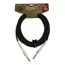 Cable Plug Linea Instrumento Proel Brave 100lu6bk 6 Metros Color Negro
