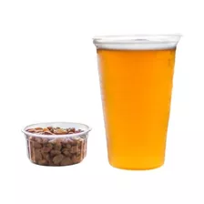 Vaso Descartable Plastico Transparente 1 Litro- Pack X100u