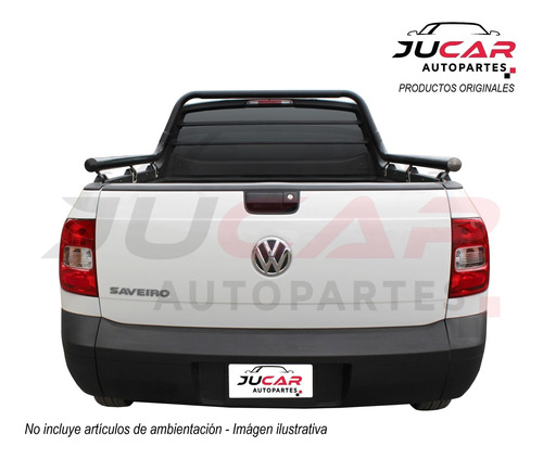 Roll Bar Pasamanos Volkswagen Saveiro 2010-2018 Negro Foto 3