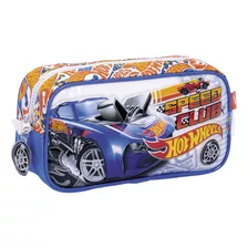 Hot wheels cartuchera simple -speed club Azul