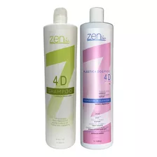 Escova Matizadora 4d Zen Hair 2x1litro