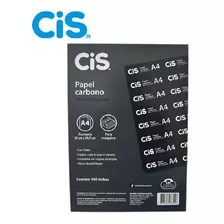 Carbono Papel Preto Máquina Caixa Com 100 Fls Cis