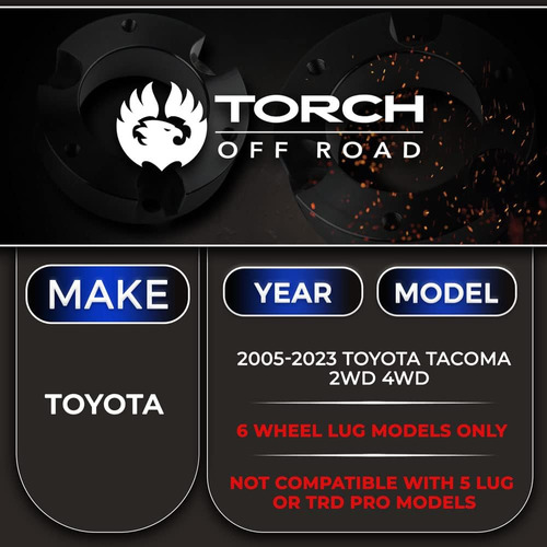 Torch Kit De Elevacin De 3 Pulgadas Para Toyota Tacoma 4x4  Foto 7