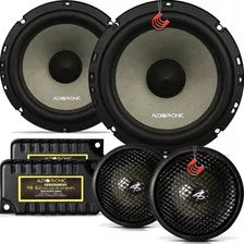 Kit 2 Vias Audiophonic Sensation Ks 6.2 130w Rms 6.5 Top