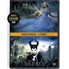 Dvd Malévola E Cinderela - 2 Filmes - Original Novo Lacrado