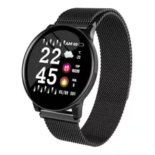 Reloj Inteligente Bluetooth Metal Lemfo W8 Monitor Salud Bk