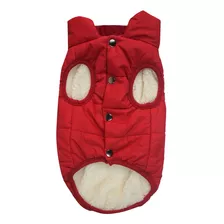 Parka De Perro, Impermeable, Forrada En Polar Con Broches