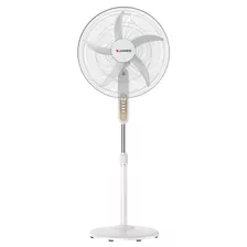 Ventilador De Pie James Vp20m 3 Vel. 1,7mt. - La Tentación Cantidad De Aspas 5 Color De La Estructura Blanco Color De Las Aspas Blanco Diámetro 50 Cm Material De Las Aspas Plástico