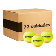 Caixa De Bola De Beach Tennis 72 Uni - Cor Amarelo-laranja