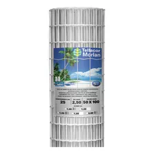 Tela Soldada Pvc Branca 2,50mm Tellacor 25x1,5m Morlan