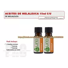 2 Aceites Melaleuca 100% Puros Naranja Y 2do Aceite A Elegir