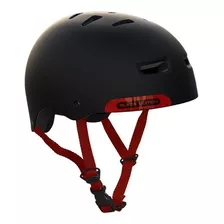 Casco Vertigo Bici Patin Skate Vx Negro Rojo Talle M