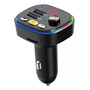 Transmisor Bluetooth Fm Qc3.0 Pd Asistente Voz Usb Aux Auto