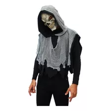 Disfraz De Muerte Calavera Terror Para Halloween One Minute Costume