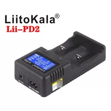 Carregador Inteligente De Bateria Lii Pd2 Liitokala