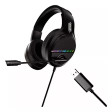 Headset Gamer 7.1 Usb Rgb 5+ - Durabilidade E Tecnologia