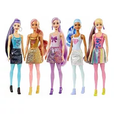 Barbie Fashionista Color Reveal Glitter Gwc55 Mattel