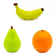 Cubo Mágico Banana + Pera + Laranja Fanxin (3 Cubos)