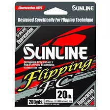 Línea De Fluorocarbonos Sunline Flipping Fc, 16 Lb