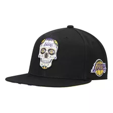 Snapback Los Angeles Lakers Skull Mitchell And Ness