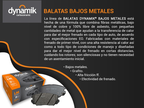 Jgo Completo Balatas Bajos Metales Almera L4 1.8l 00 Al 05 Foto 6
