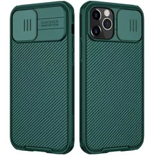 Capa Capinha Nillkin Camshield Pro Para iPhone 12 E 12 Pro Cor Verde