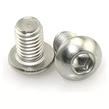 Tornillos De Cabeza Botón M4 X 8mm, Cabeza Hexagonal, ...