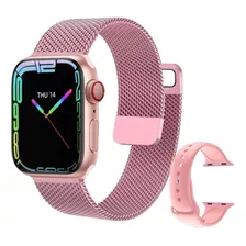 Smart Watch Tela Quadrada Compativel iPhone 11 12 13 Pro Max