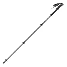 Bastone De Trekking Carbono De Tres Tramos 135cm 205g Black