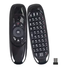 Mini Teclado Sem Fio Mouse Touch Tv Wireless Com Luz