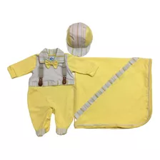 Kit Saída Para Maternidade Menino Amarelo