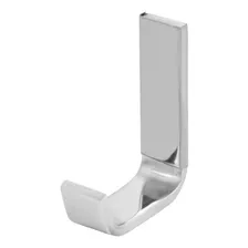 Porta Toalha Cabide Metal Para Banheiro Quadrado Metal Inox Cor Prateado