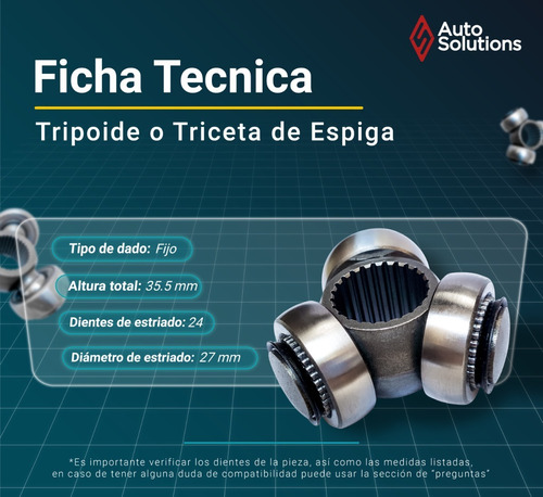 Triceta Tripoide (24d) Volvo S60 2001 2002 2003 2004 Foto 4