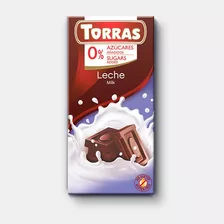 Chocolate De Leche Tableta Torras Sin Gluten Sin Azúcar