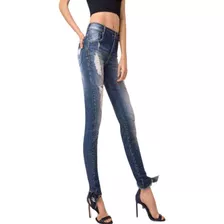 Calça Jeans Isabelli Cos Inter Morena Rosa 203416 - Azul