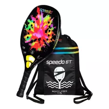 Raquete De Beach Tennis Speedo Colors Glow Carbon Lançamento